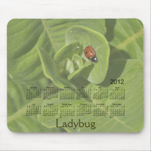 Tapis De Souris Calendrier 2012 de coccinelle Mousepad