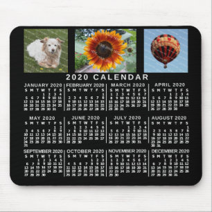 Tapis De Souris Calendrier 2020 (Voir la description pour la nouve