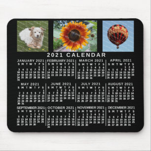 Tapis De Souris Calendrier 2021 (Voir la description pour la nouve