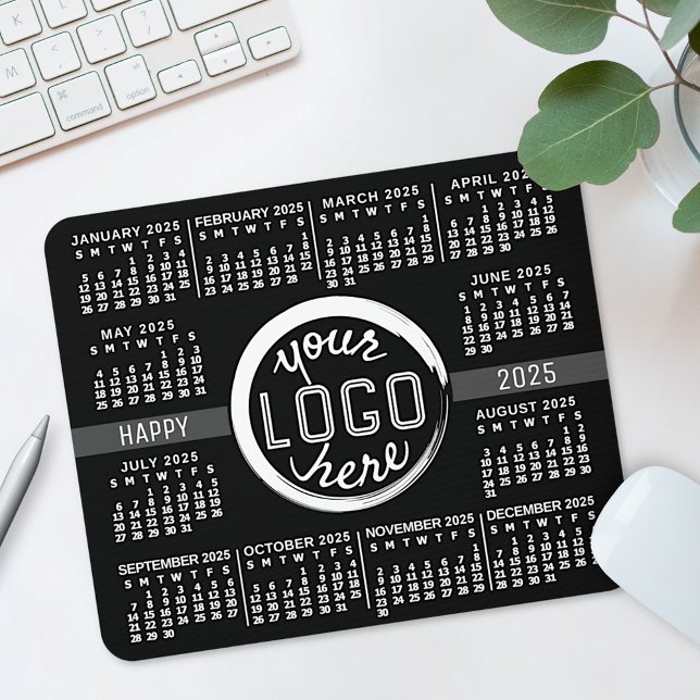 Tapis De Souris Calendrier 2023 Custom Business Logo Texte Easy Bl (Créateur téléchargé)