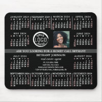 Calendrier 2024 Custom Business Logo Photo Texte F