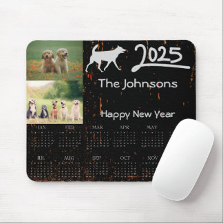 Tapis De Souris Calendrier 2025 Magnet animal de compagnie chien e