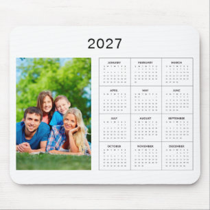 Tapis de souris calendrier 2027 avec votre propre 