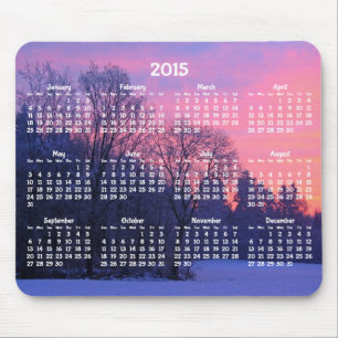 Tapis De Souris Calendrier annuel personnalisé 2015 Pads souris hi