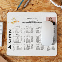Calendrier personnalisé du logo commercial Marketi