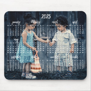 Tapis De Souris Calendrier photo de la souris de souris 2025
