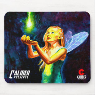 Tapis De Souris Caliber Presents fairy design with text mouse pad