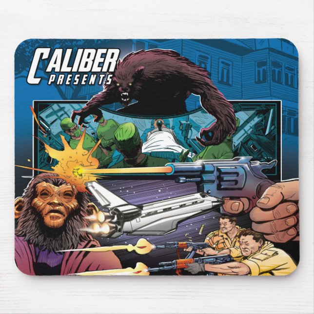 Tapis De Souris Calibre Présente le pavé de souris V5 (Devant)