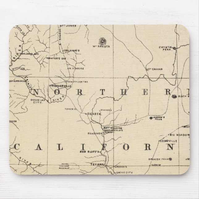 Tapis De Souris Californie du Nord (Devant)