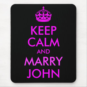 Tapis De Souris Calme et Marie John Mousepad