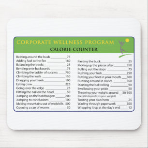Tapis De Souris Calories de travail