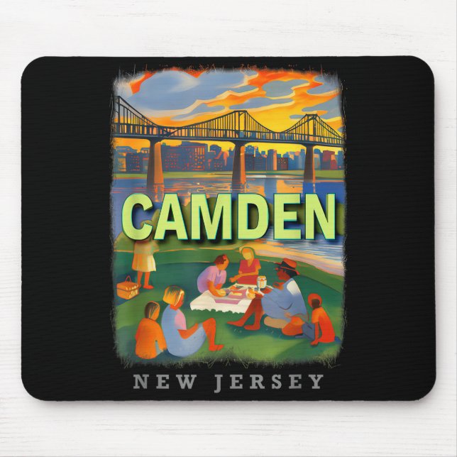 Tapis De Souris Camden New Jersey Nj Waterfront Delight Sd018  (Devant)
