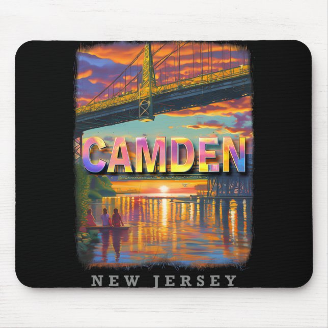 Tapis De Souris Camden New Jersey Nj Waterfront Delight Sd599  (Devant)