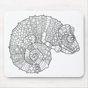 Tapis De Souris Caméléon Zendoodle