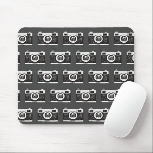 Tapis De Souris Caméra en gris