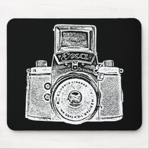 Tapis De Souris Caméra géante est-allemande - Effet négatif