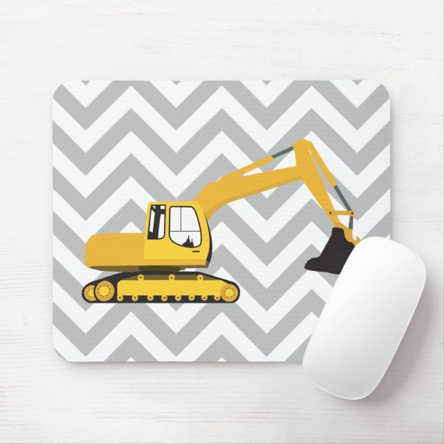 Tapis De Souris Camion de construction de l'excavateur (Avec souris)