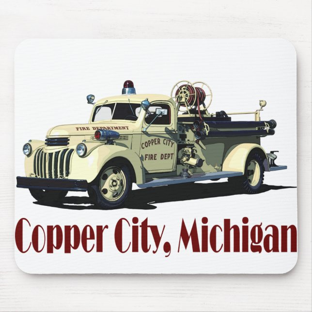 Tapis De Souris Camion de Copper City (Devant)