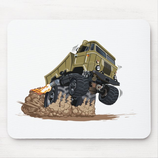 Tapis De Souris Camion de dessin (Devant)