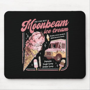 Tapis De Souris Camion de glaces Moonbeam Vintage Rétro