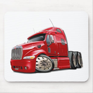 Tapis De Souris Camion de rouge de Peterbilt