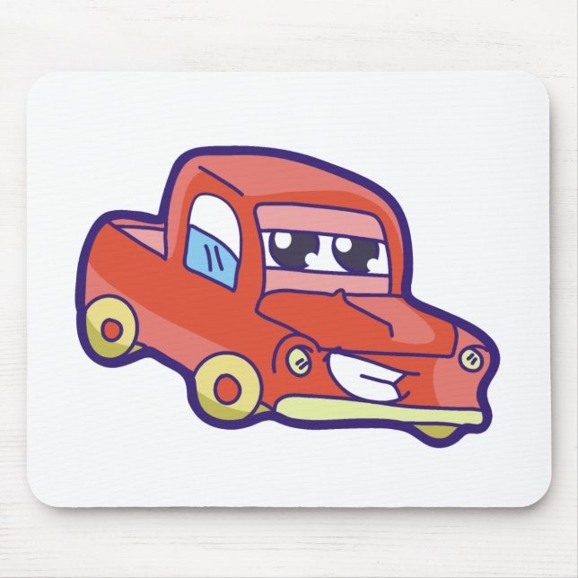 Tapis De Souris Camion rouge (Devant)