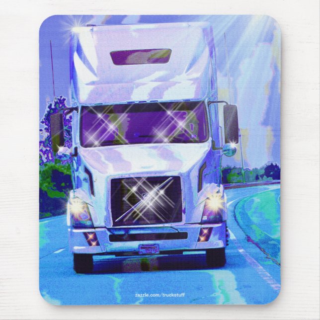 Tapis De Souris CAMIONNEURS Mousepad d'INSTALLATION de CAMION de C (Devant)