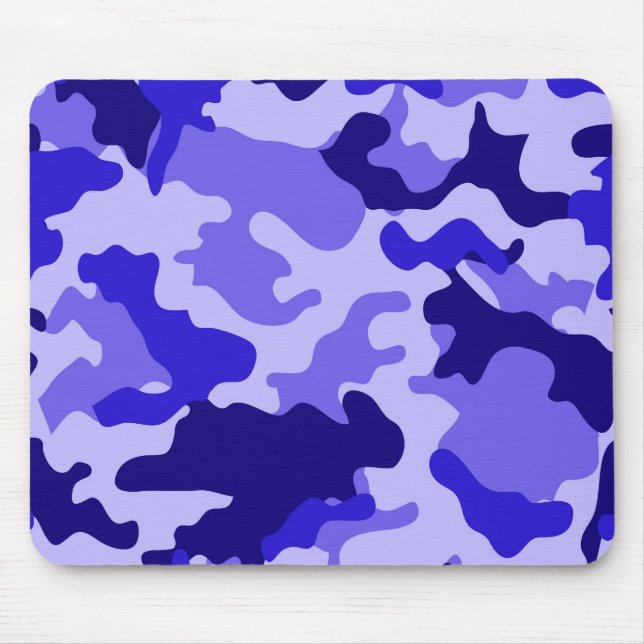 Tapis De Souris Camo bleu océanique Mousepad (Devant)