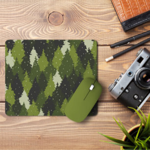 Tapis De Souris Camo de la forêt verte   Camo Forest Mousepad