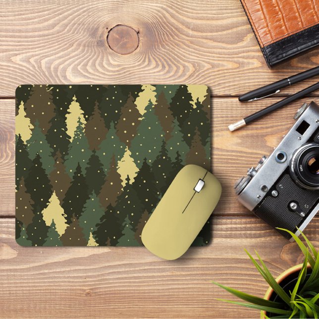 Tapis De Souris Camo Forêt Armée | Camo Forest Mousepad (Créateur téléchargé)