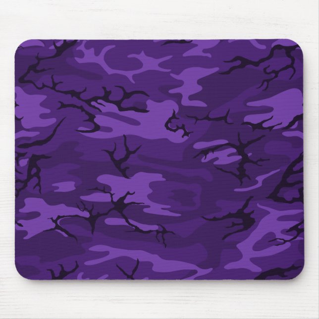 Tapis De Souris Camo pourpre foncé (Devant)