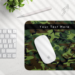Tapis De Souris Camo Vert, Camouflage, Militaire, Armée