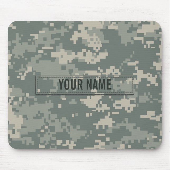 Tapis De Souris Camouflage d'ACU d'armée personnalisable (Devant)