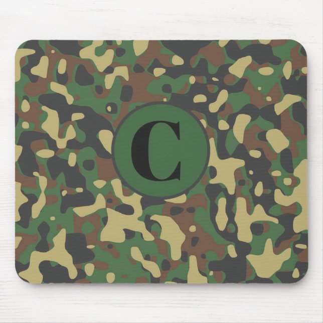 Tapis De Souris Camouflage de l'armée monographie (Devant)