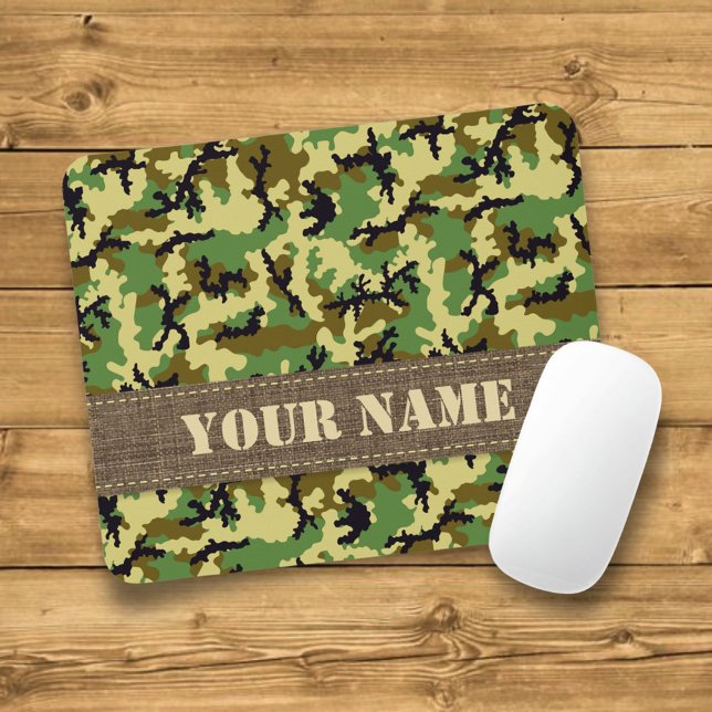Tapis De Souris Camouflage des bois (Créateur téléchargé)