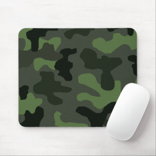 Tapis De Souris camouflage gris vert foncé no.14 imprimer