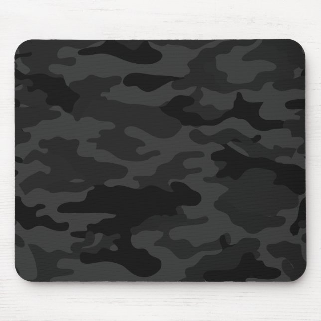Tapis De Souris Camouflage noir (Devant)
