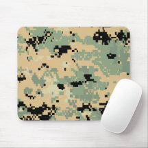 Tapis de souris camouflage numérique