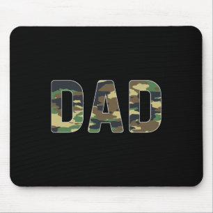Tapis De Souris Camouflage papa Fête des pères