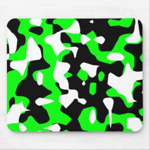 Tapis De Souris Camouflage vert rétro des années 80 de Corey Tiger