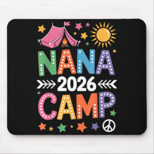 Tapis De Souris Camp de Nana 2026 Vacances familiales Équipe de ca