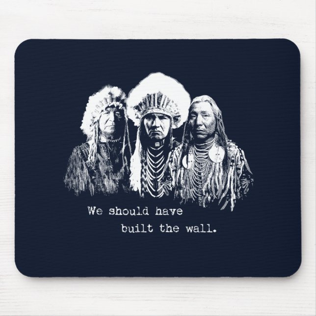 Tapis De Souris Campagne Native American Immigrant (Devant)