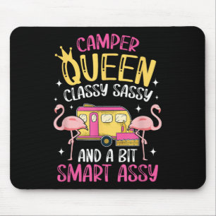 Tapis De Souris Camper Queen Cly Sy Smart Drôle Femmes Filles Camp