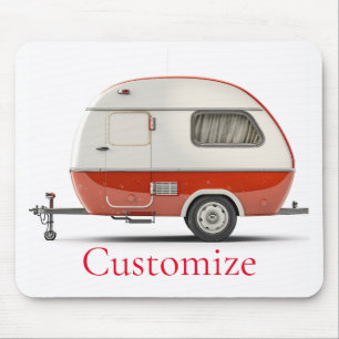 Tapis De Souris Camper Teardrop Classic Retro Thunder_Cove
