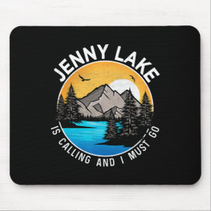 Tapis De Souris Camping de pêche - Lakeview Jenny Lake