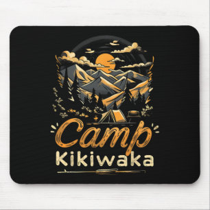 Tapis De Souris Camping Kikiwaka campeur randonnée tente forêt mon