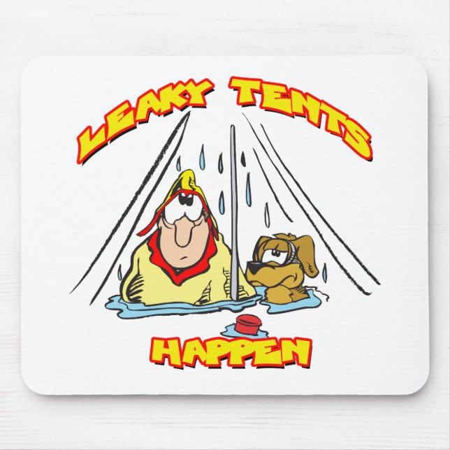 Tapis De Souris Camping-LeakyTentes (Devant)