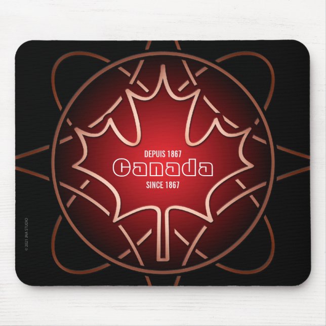Tapis De Souris Canada depuis 1867 Mousepad (Devant)