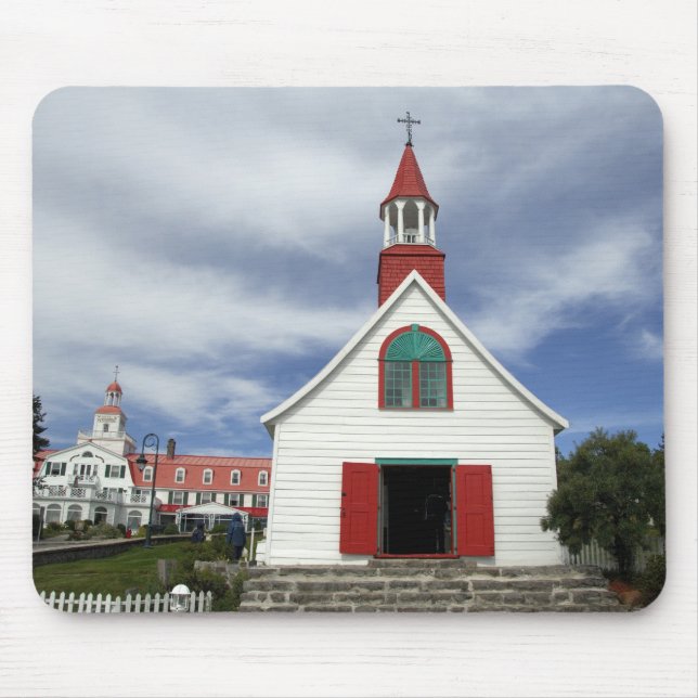 Tapis De Souris Canada, Québec, Tadoussac. Petite Chapelle, (Devant)