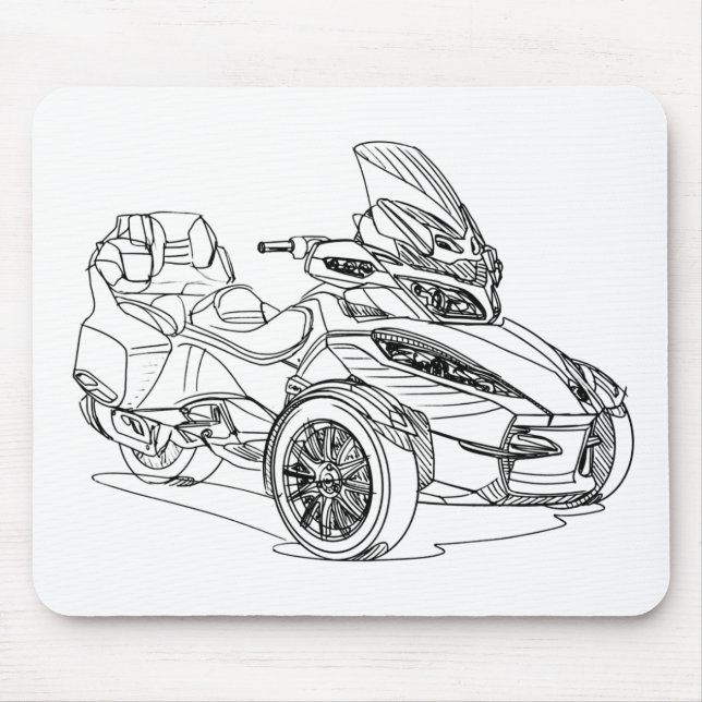 Tapis De Souris CanAm Spyder RTS 2013 (Devant)